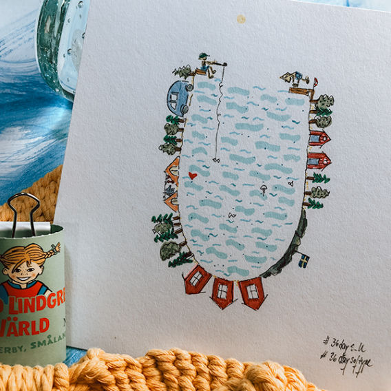 Grafikerin am Meer • Nicole Hey