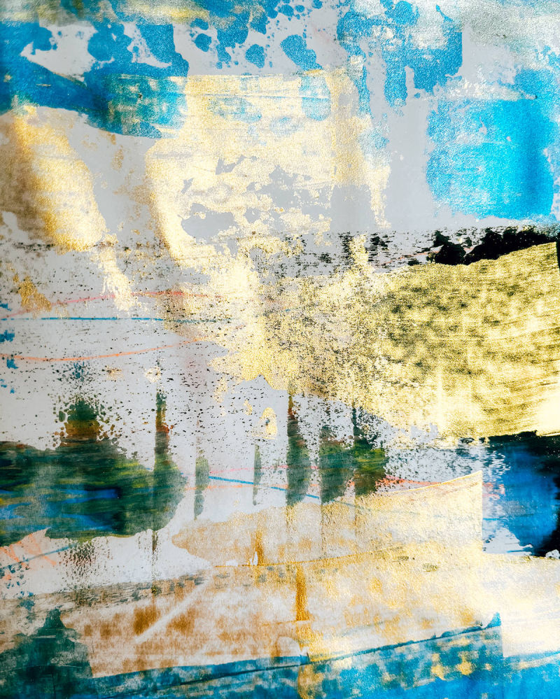 Goldener See und Wald