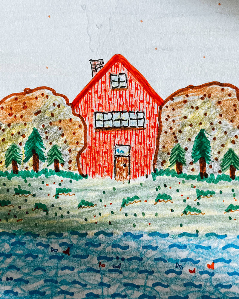 zwischen den Felsen das rote Glück